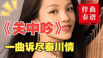 <strong>秦腔风味《关中吟》古筝完整版教学|杨淼</strong>